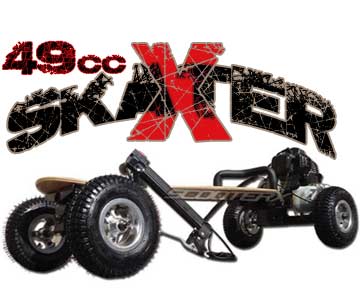 49cc SkaterX Gas Skateboard